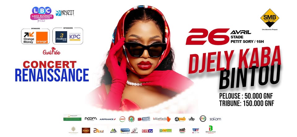 481184494_1211241657038464_6530266189189622110_n DjelyKaba Bintou en Concert au Stade Petit Sory : Une « Renaissance » Tant Attendue