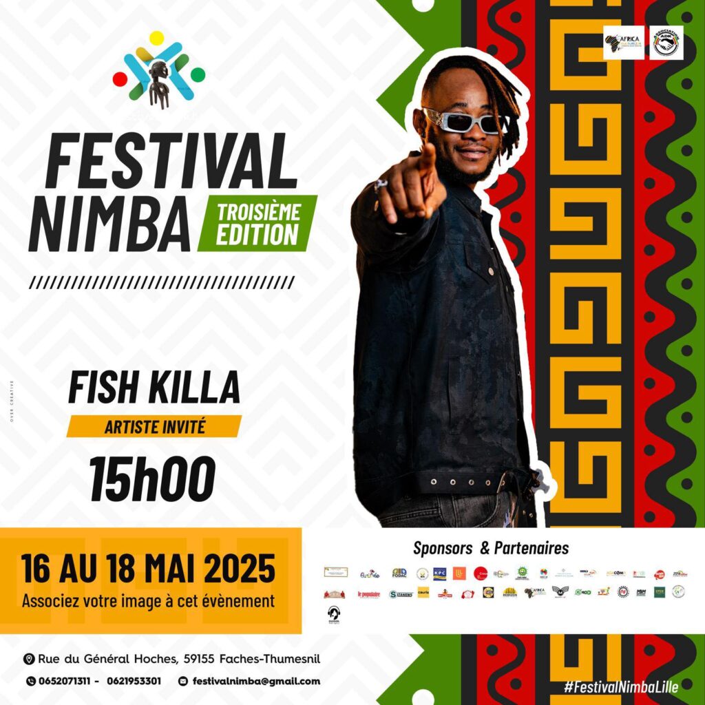 481705357_1204716801010178_3184905832774215558_n-1024x1024 Fish Killa en tête d'affiche de la 3ᵉ édition du "Festival Nimba" à Lille