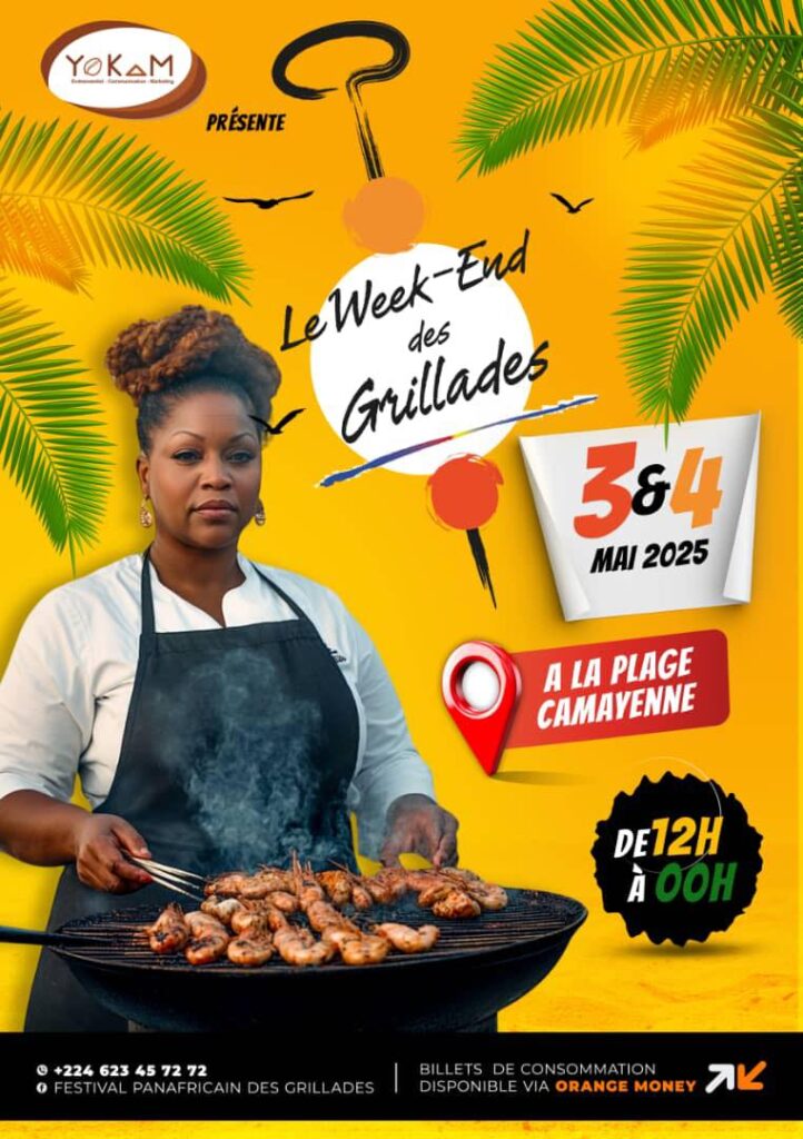 488613727_988841623403706_1041324184362348340_n-722x1024 Le Week-end des Grillades : la scène musicale guinéenne à l’honneur les 3 et 4 mai à la plage Camayenne