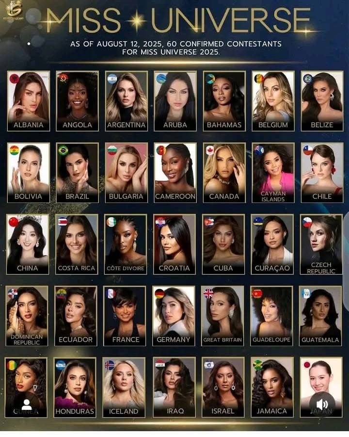 e9197dd8-fda6-41e5-85e2-076251091e43 Tiguidanké Bérété (Miss Guinée 2025) rejoint Miss Universe pour représenter la Guinée