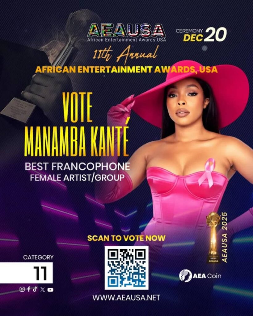 410267f2-596c-4a05-8c24-493061d2f9ad-819x1024 Manamba Kanté en lice pour le prix de “Meilleure artiste féminine francophone” aux AEAUSA