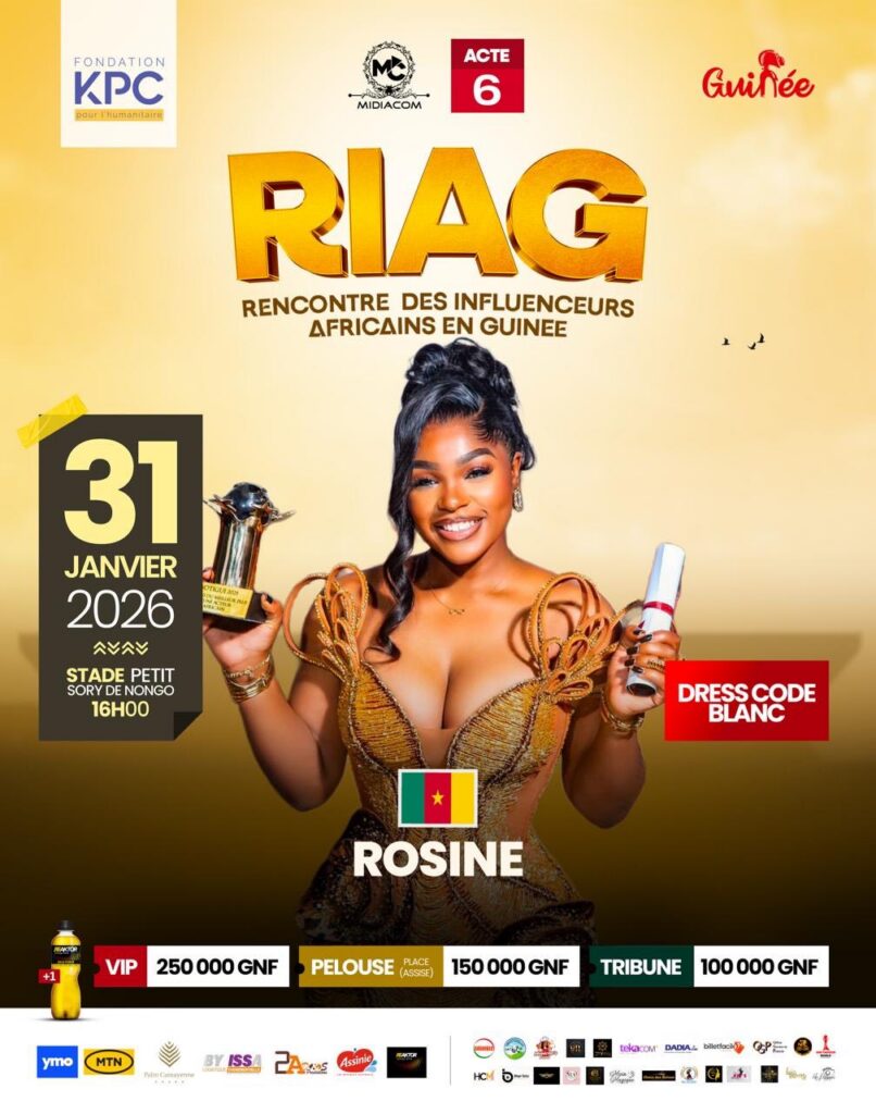 614179520_1415909176657238_2180820943676066500_n-806x1024 RIAG 2026 : une constellation d’influenceurs africains attendue à Conakry