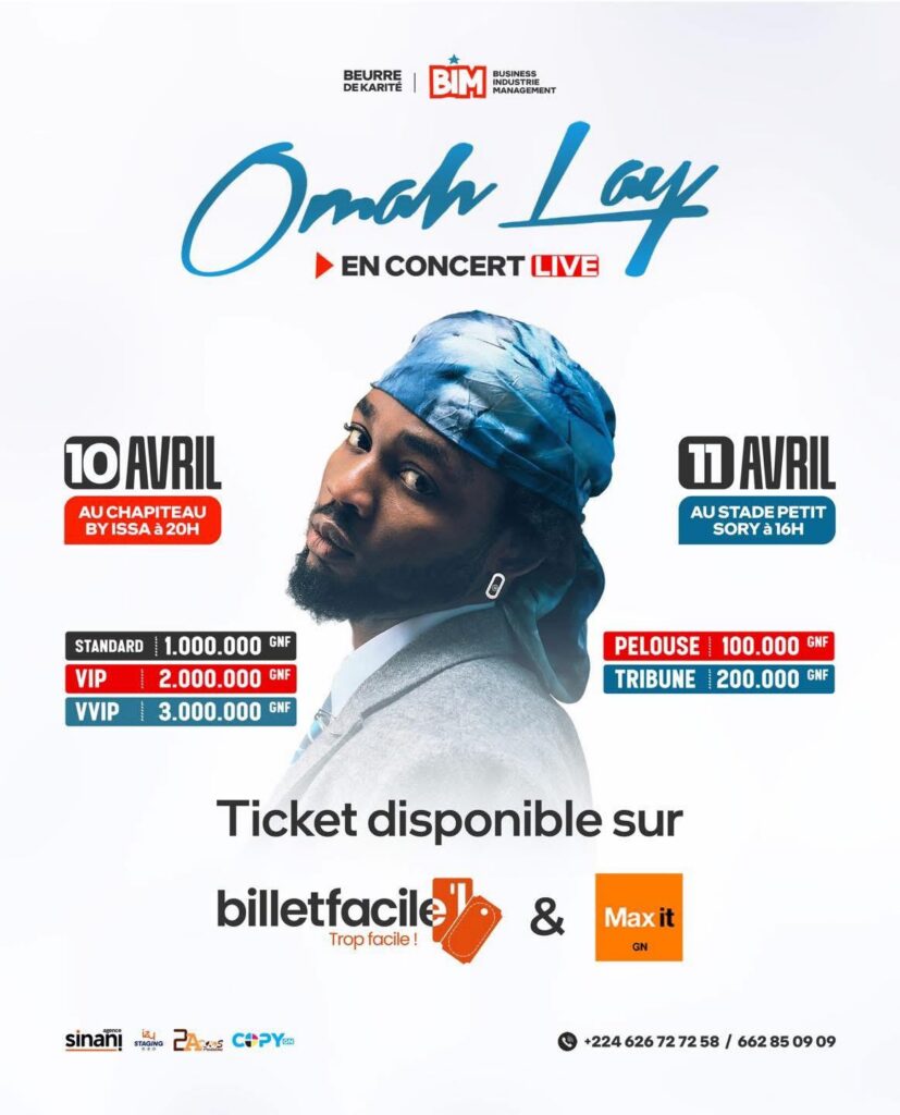 6823b71d-0117-4bf9-b42f-b6f48c9c7dcf-827x1024 Le phénomène Omah Lay débarque à Conakry pour deux shows explosifs !