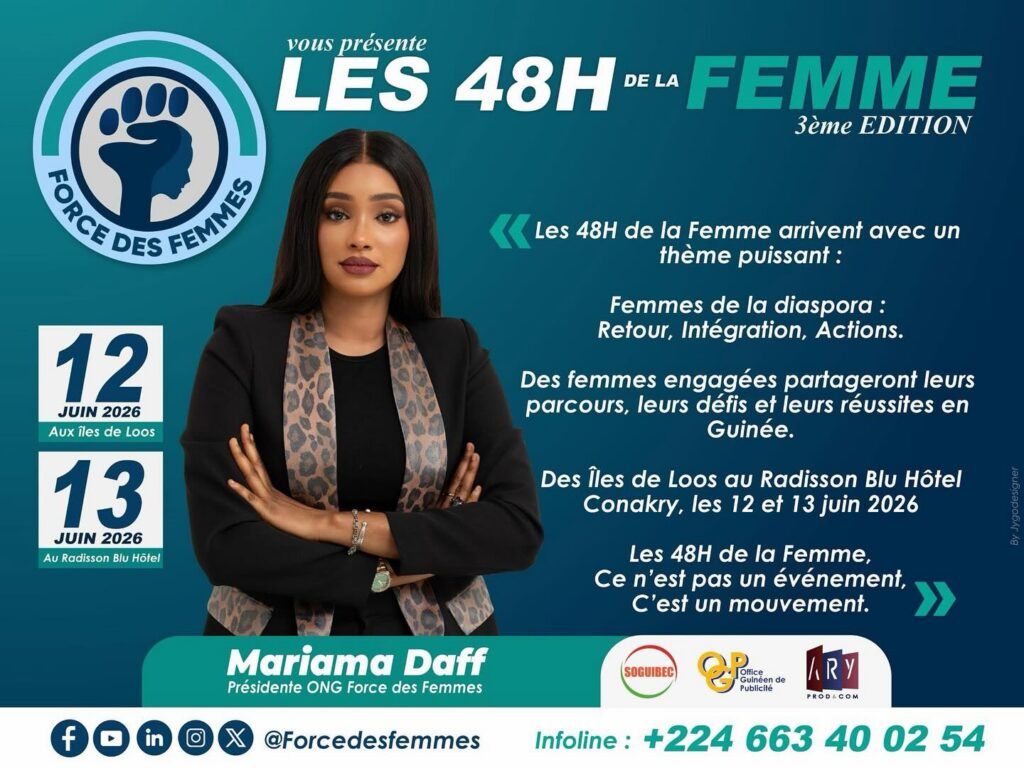 671791465_18055424306720784_7302747908072589808_n-1024x768 L'ONG Force des Femmes annonce la 3e édition des “48H de la Femme” à Conakry