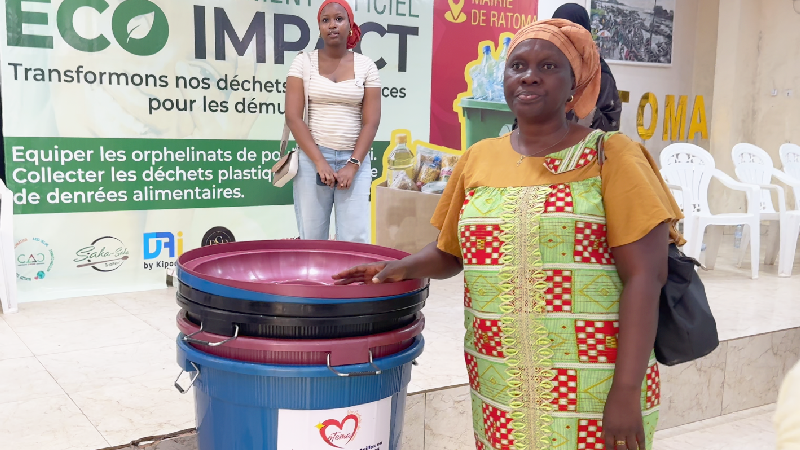 mot6 À Ratoma, l’ONG Motema lance « Eco Impact » pour transformer les déchets en aide aux orphelinats