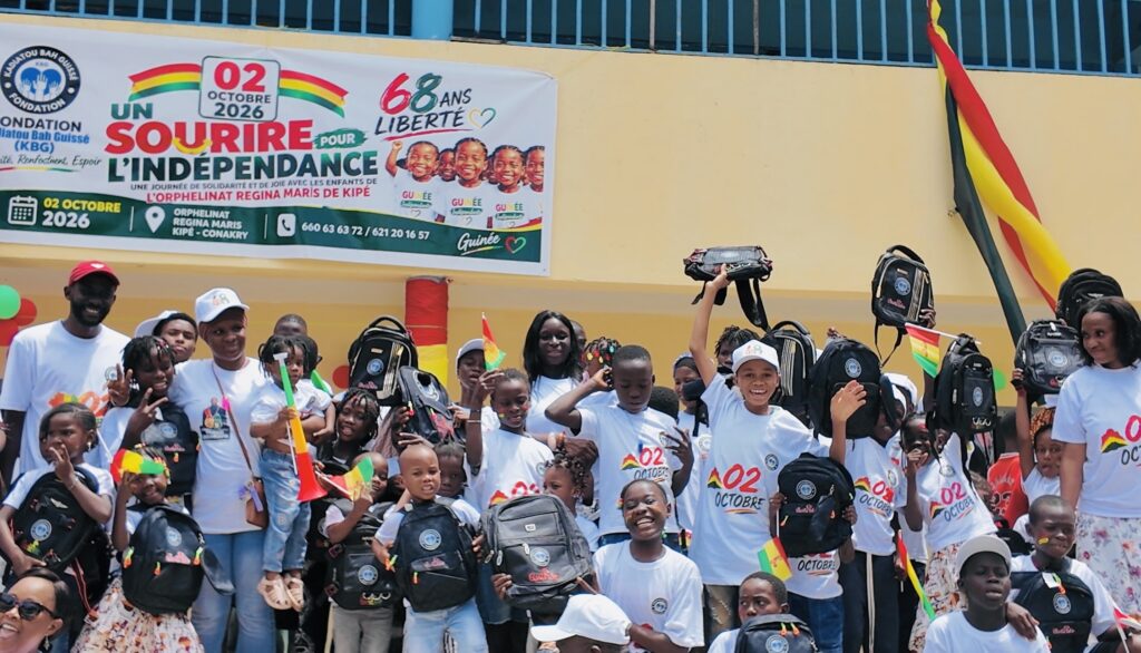 IMG_6684-1024x586 An 68 de la Guinée : la Fondation Kadiatou Bah Guissé célèbre l’indépendance aux côtés des enfants de Regina Maris