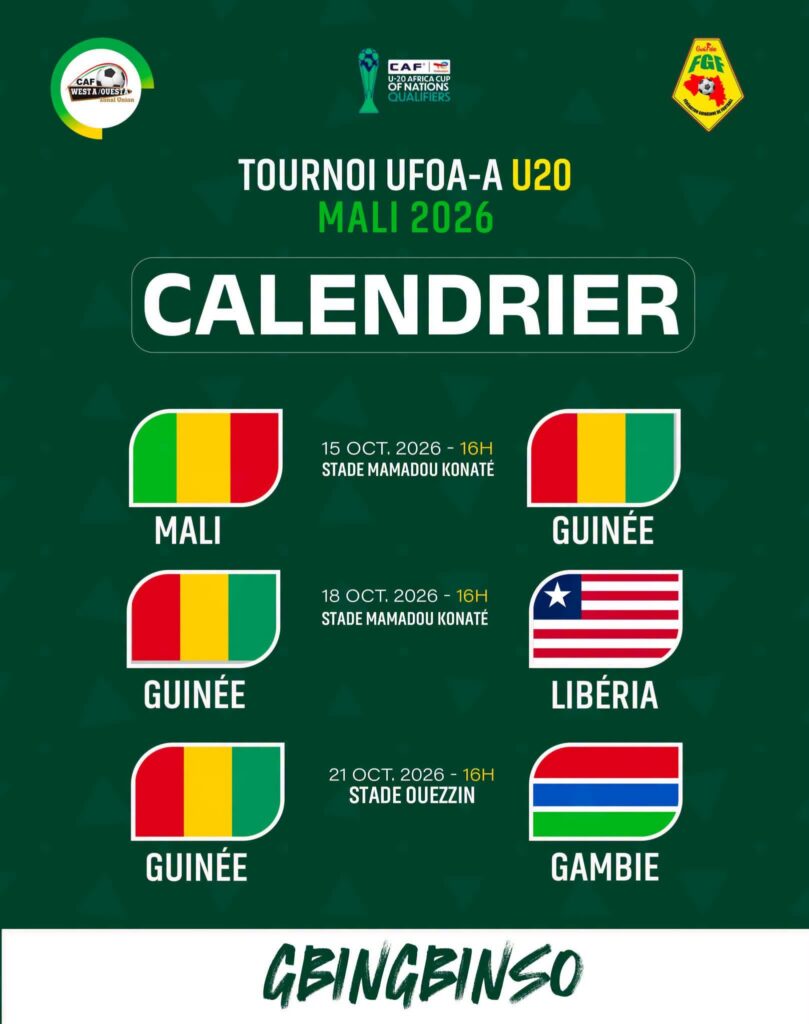 IMG_6943-809x1024 CAN U20 : le Syli National U20 connaît son calendrier au tournoi UFOA-A
