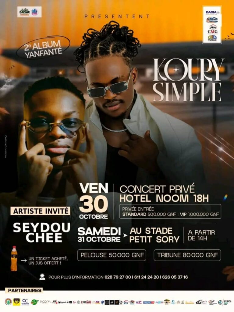 c9613090-ef30-47b7-9418-1e87c3744bd3-768x1024 Koury Simple : Lil-Dou, Seydou Ché et Mohamed Diaby attendus au double concert dédicace de « Yanfanté »